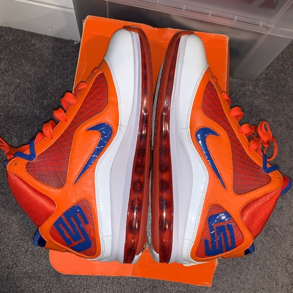 Nike LeBron Hardwood Classic 7 Orange Sample PE size 10 - Picture 6 of 15